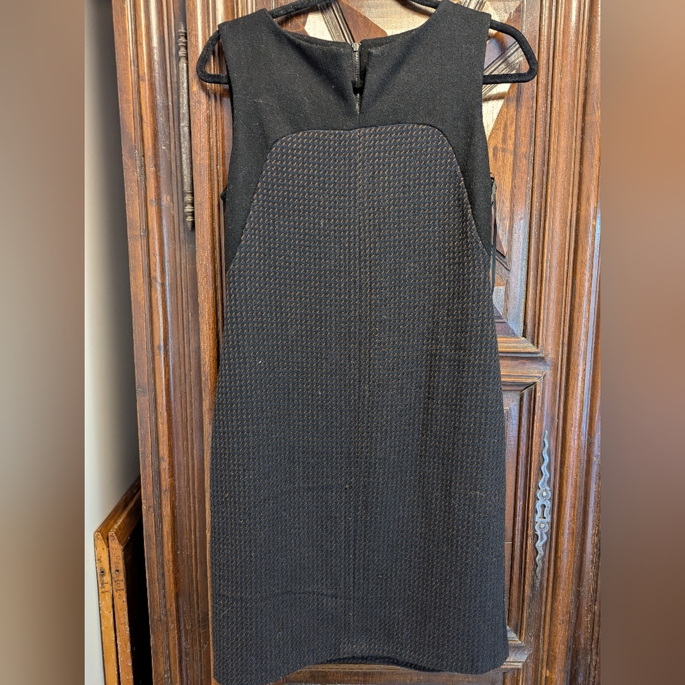 Burton Black Textured Midi Dress